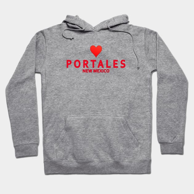 Portales New Mexico Hoodie by SeattleDesignCompany